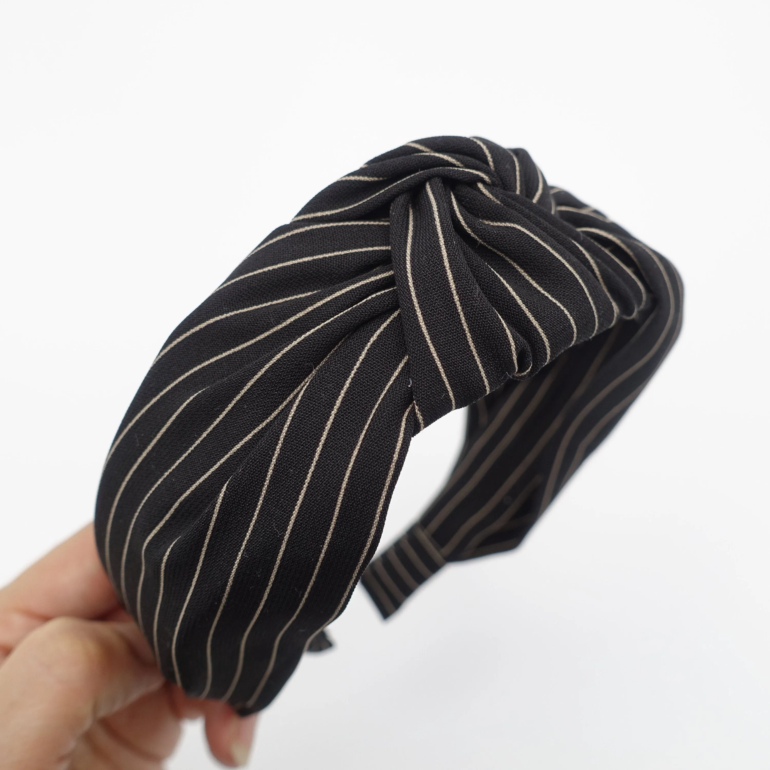 knotted stripe pattern headband women hairband