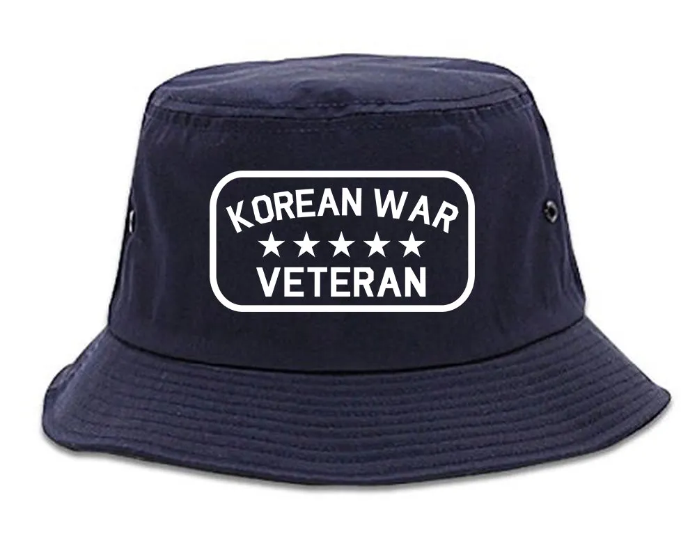 Korean War Veteran Mens Bucket Hat