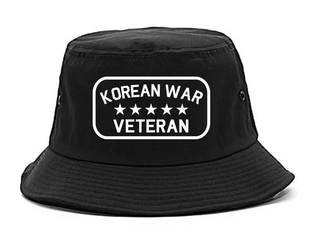 Korean War Veteran Mens Bucket Hat