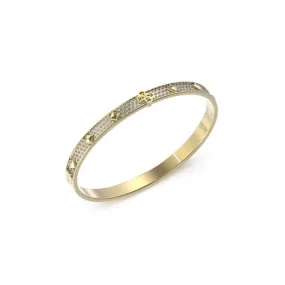 Ladies 4G Forever Gold Crystal Bangle UBB03276YGL