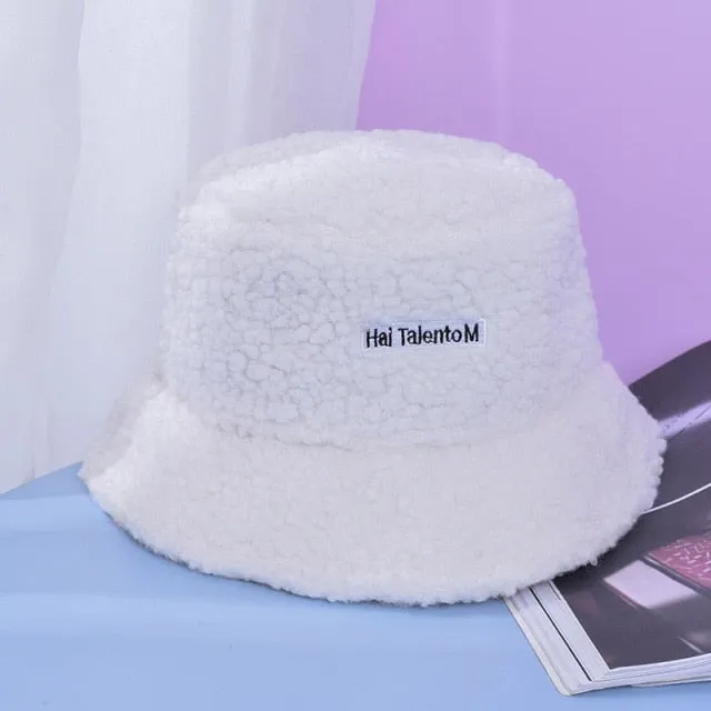 Lamb Faux Fur Bucket Hat