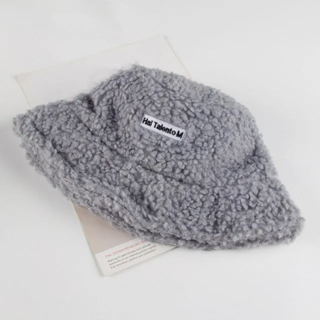 Lamb Faux Fur Bucket Hat