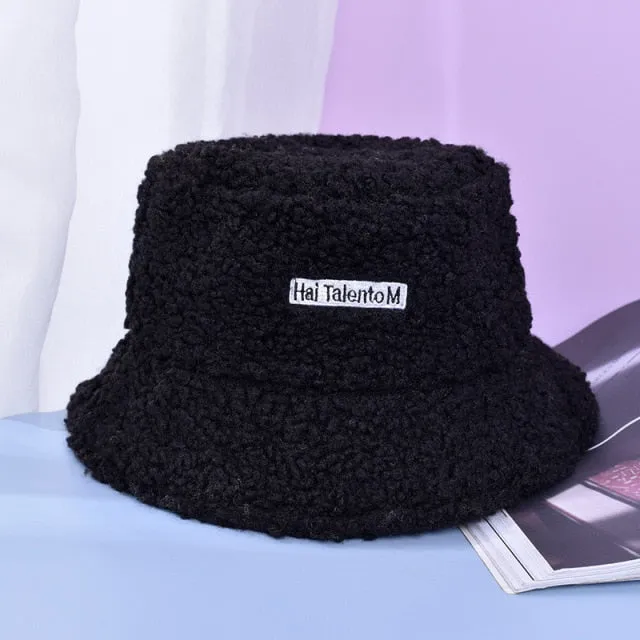 Lamb Faux Fur Bucket Hat