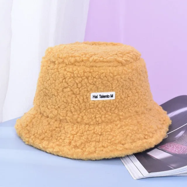 Lamb Faux Fur Bucket Hat