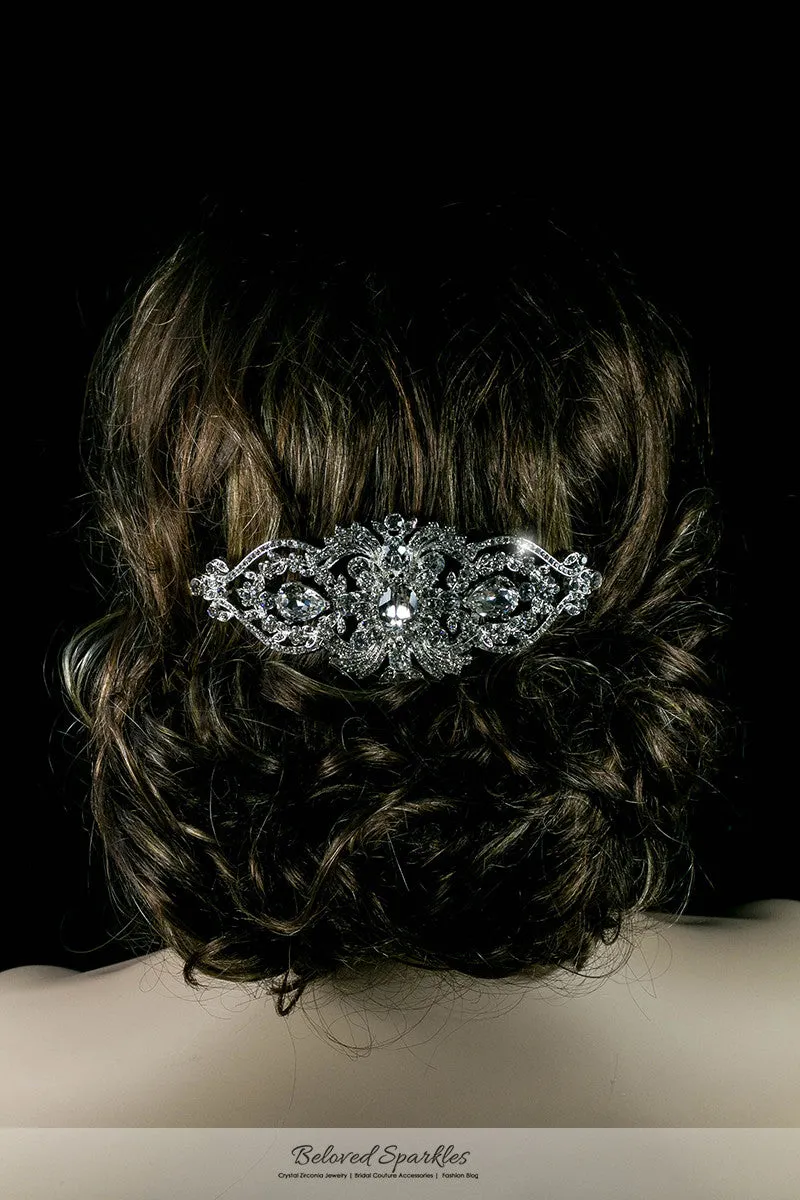 Lanetta Vintage Art Deco Hair Comb | Swarovski Crystal