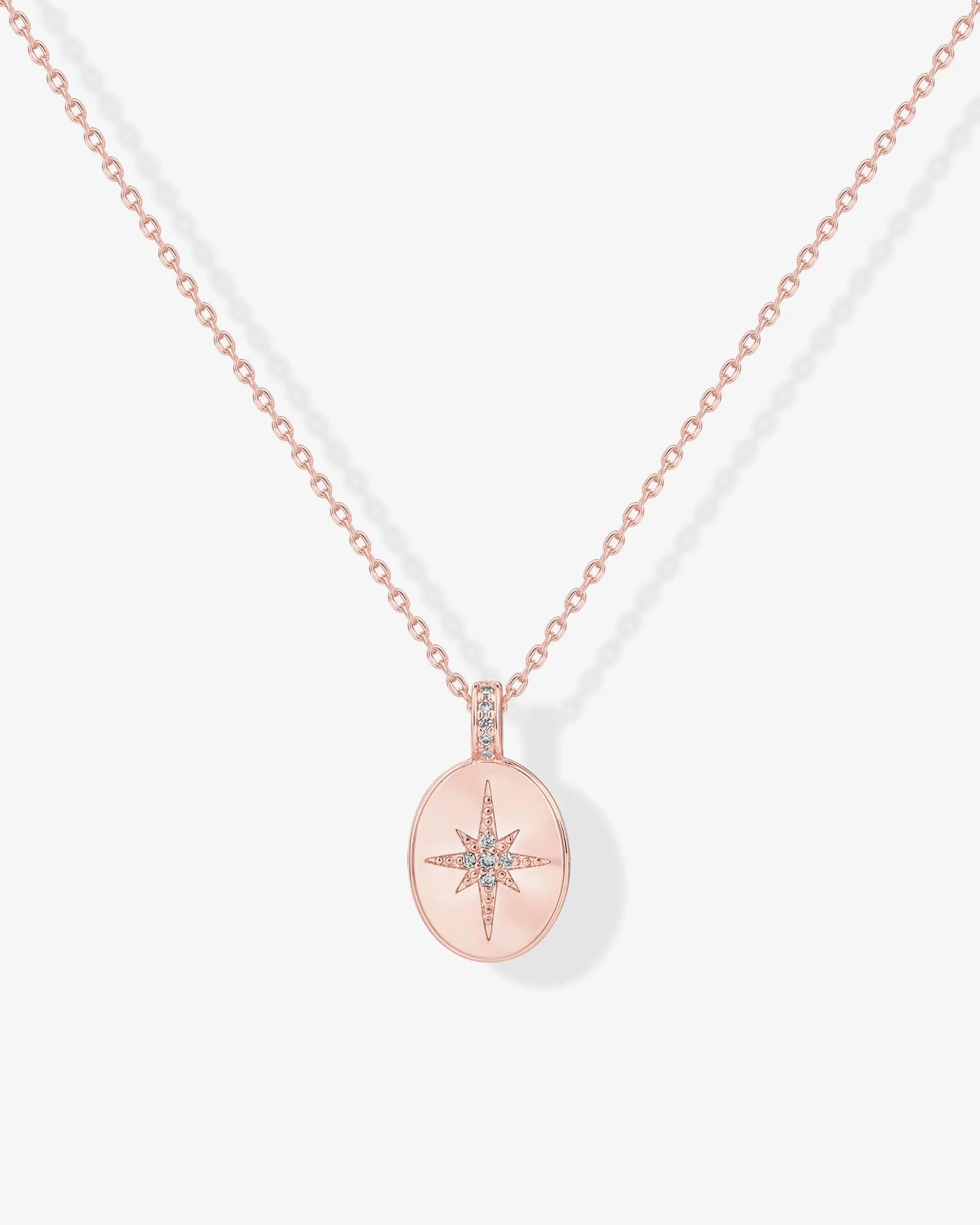 Layered North Star Pendant Necklace