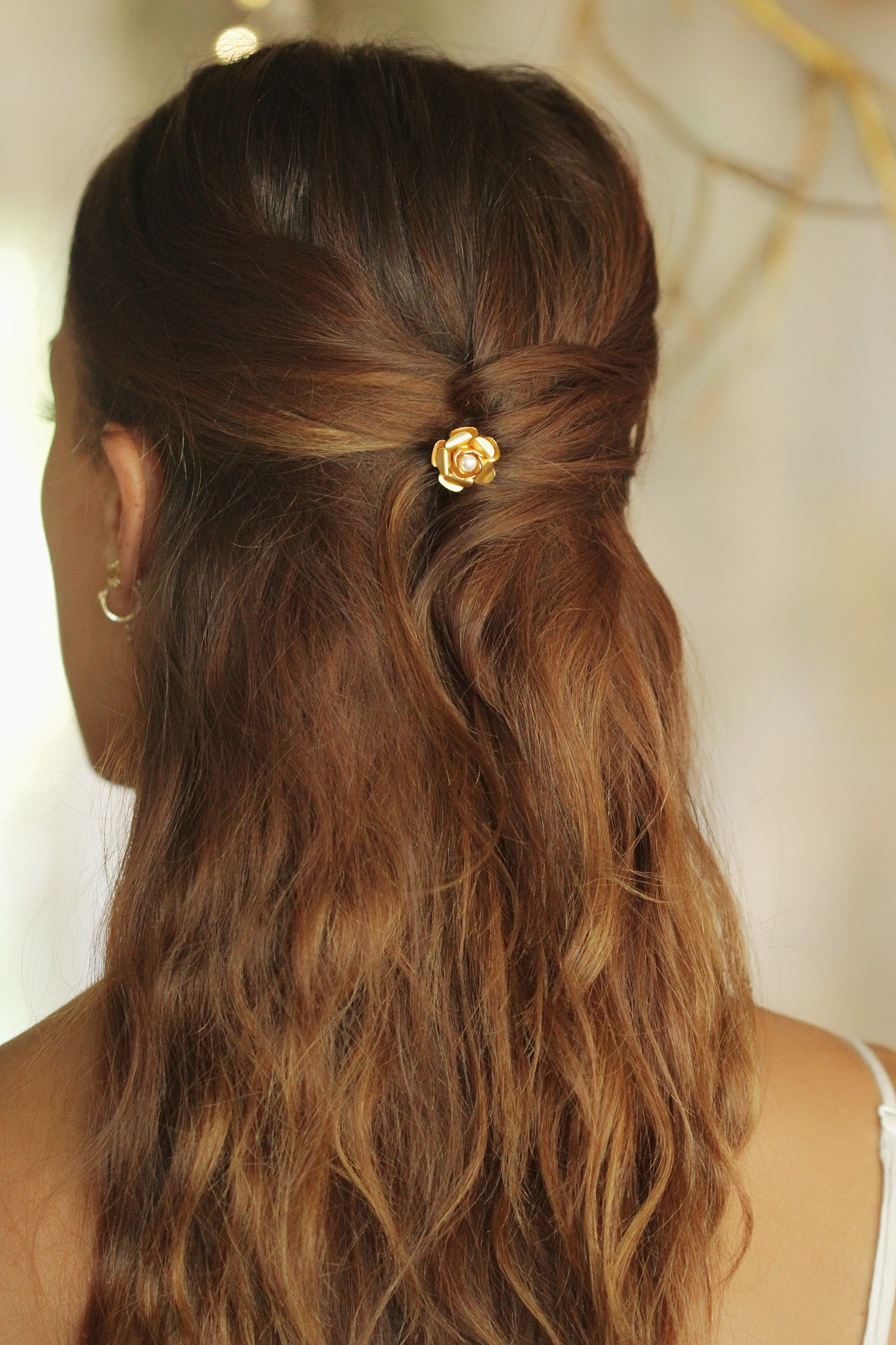 Little Rose Hair Prong