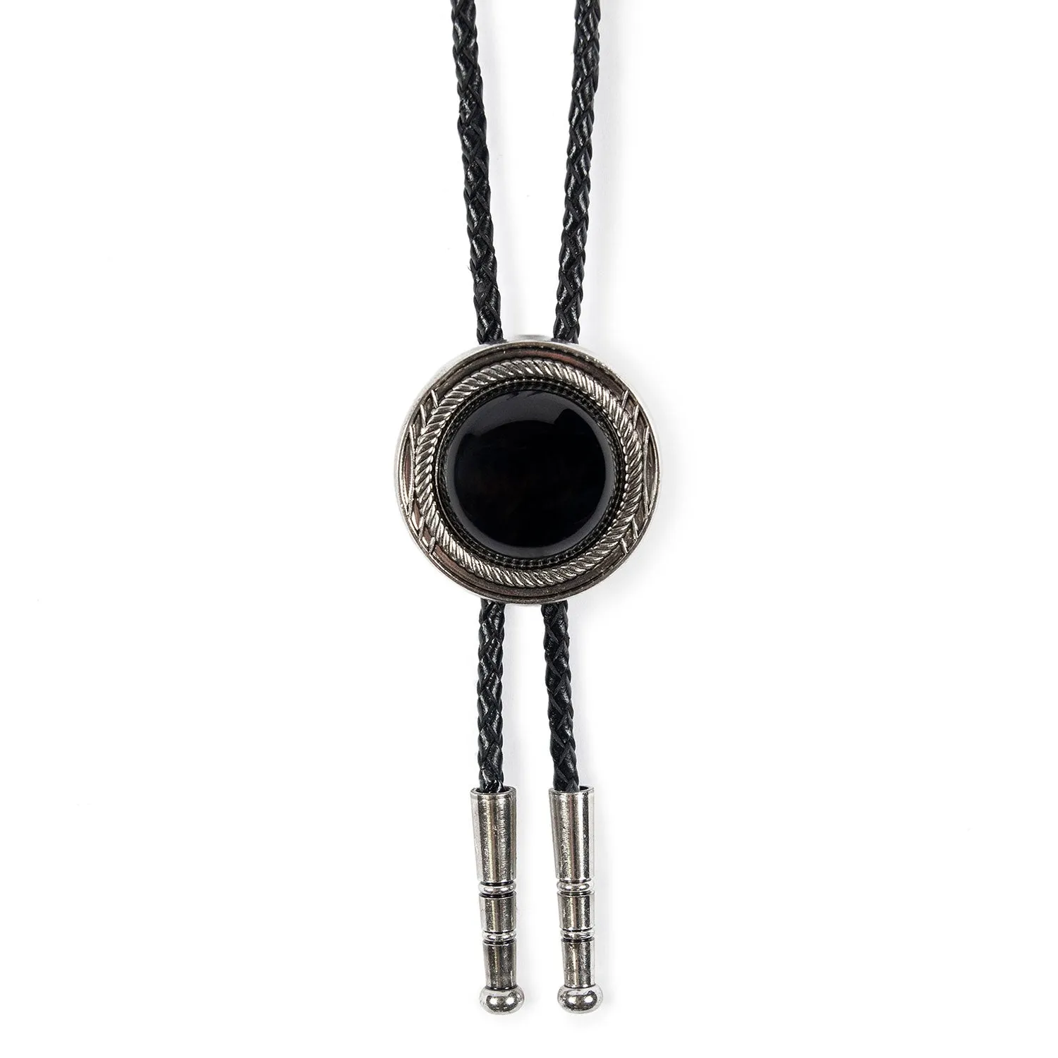 Lost Highway - Onyx Bolo Tie