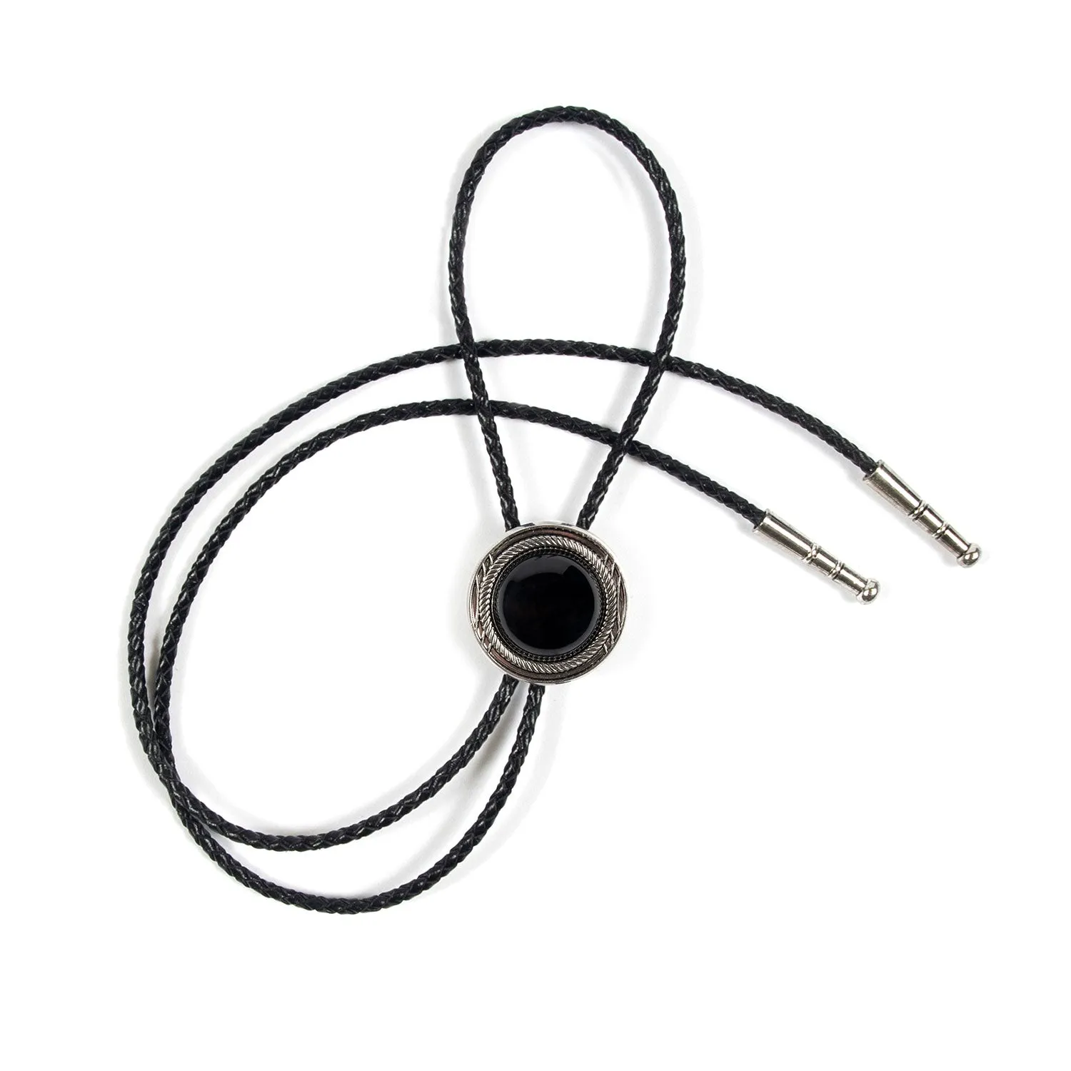 Lost Highway - Onyx Bolo Tie