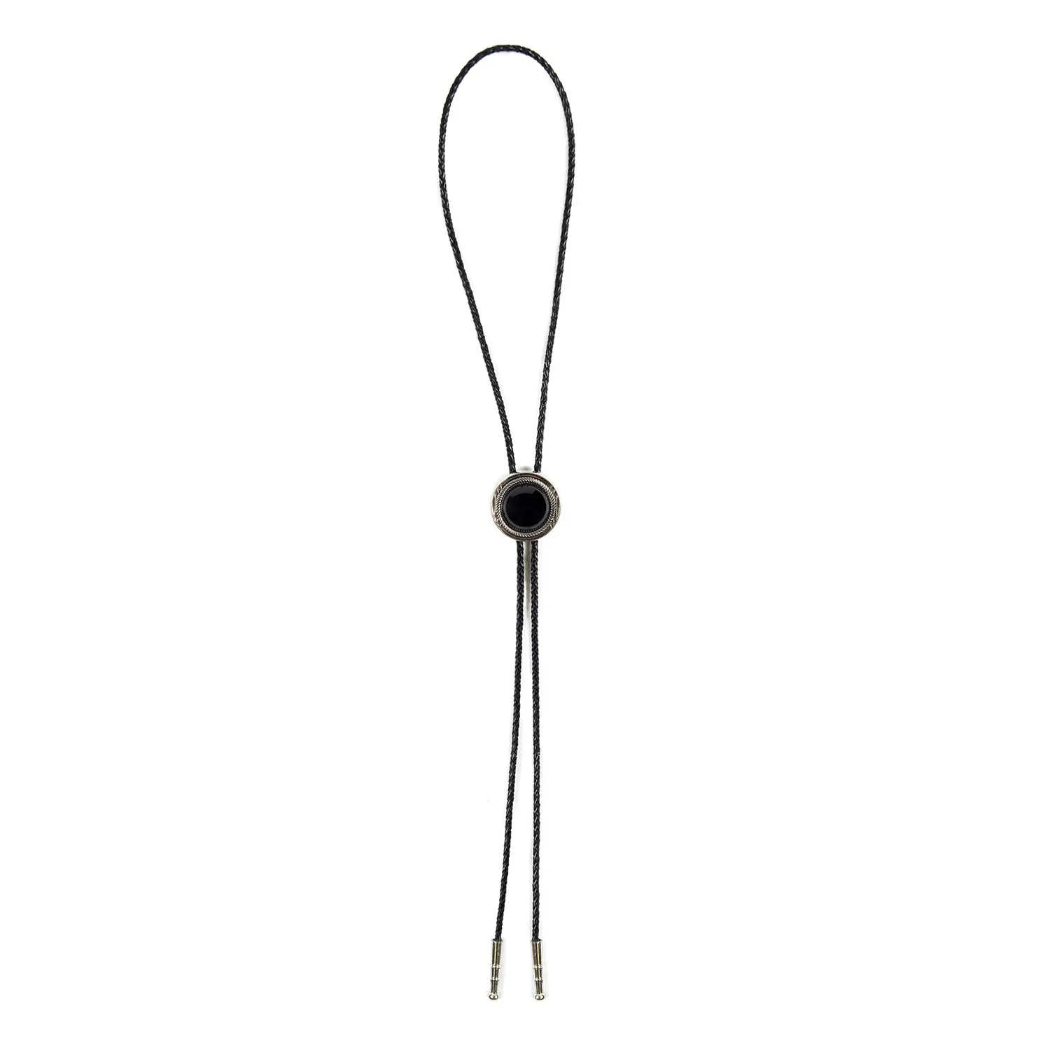 Lost Highway - Onyx Bolo Tie