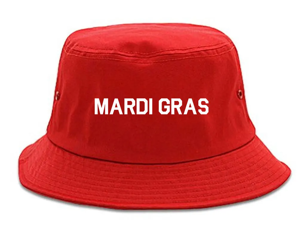 Mardi Gras New Orleans Mens Bucket Hat