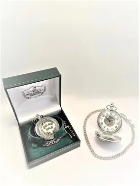 Mechanical Pewter Pocket Watch - Grandad