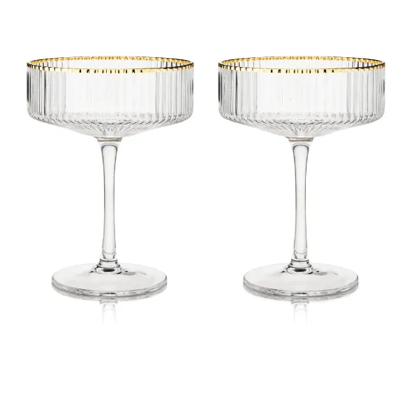 Meridian Coupe Glass Pair