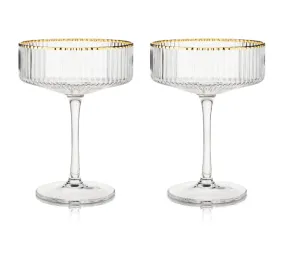 Meridian Coupe Glass Pair