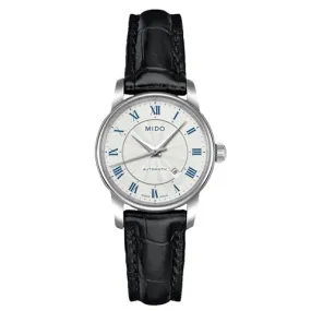 MIDO 銀色手錶 Baroncelli Tradition Silver Watch #M76004214