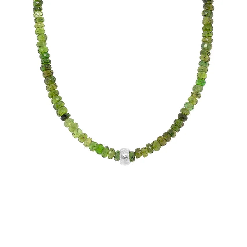 Natural Gemstone 'Boulder Bead' Necklace