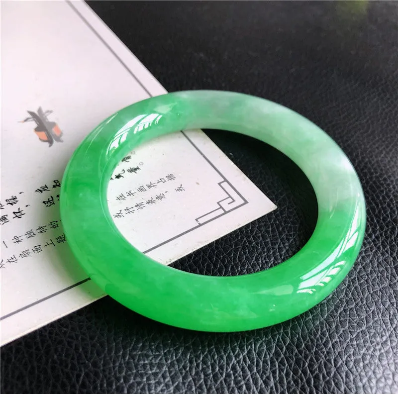 Natural Jade Bangle Jadeite Bangle Internal Diameter 57mm G2032736