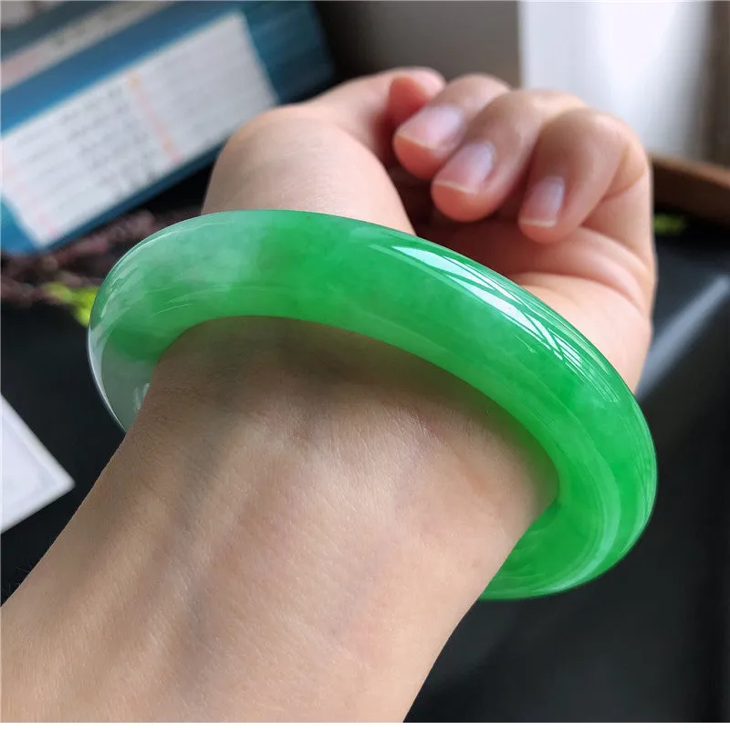 Natural Jade Bangle Jadeite Bangle Internal Diameter 57mm G2032736