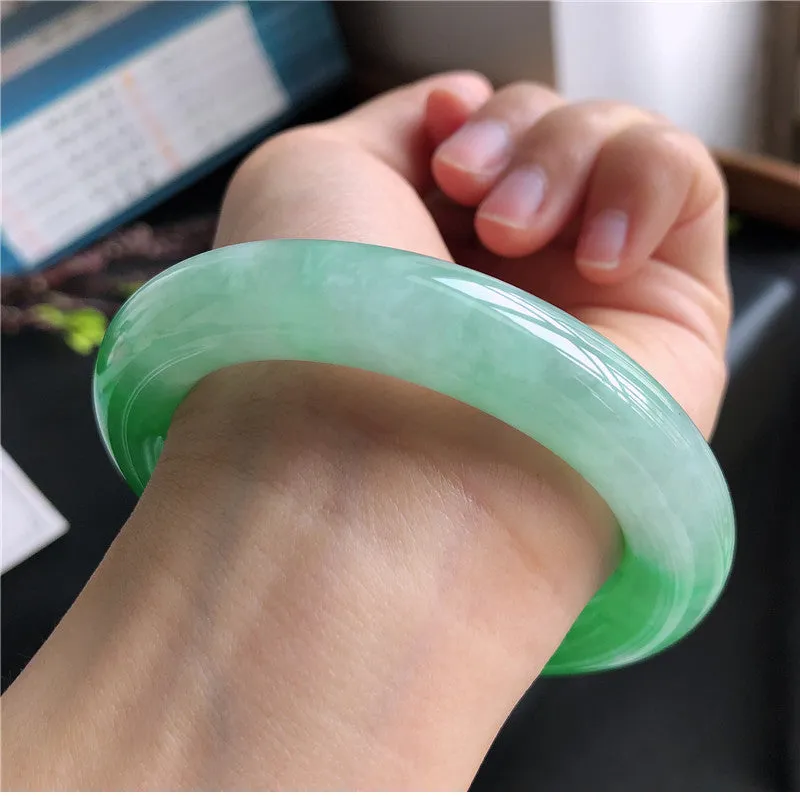 Natural Jade Bangle Jadeite Bangle Internal Diameter 57mm G2032736