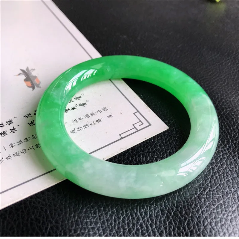 Natural Jade Bangle Jadeite Bangle Internal Diameter 57mm G2032736