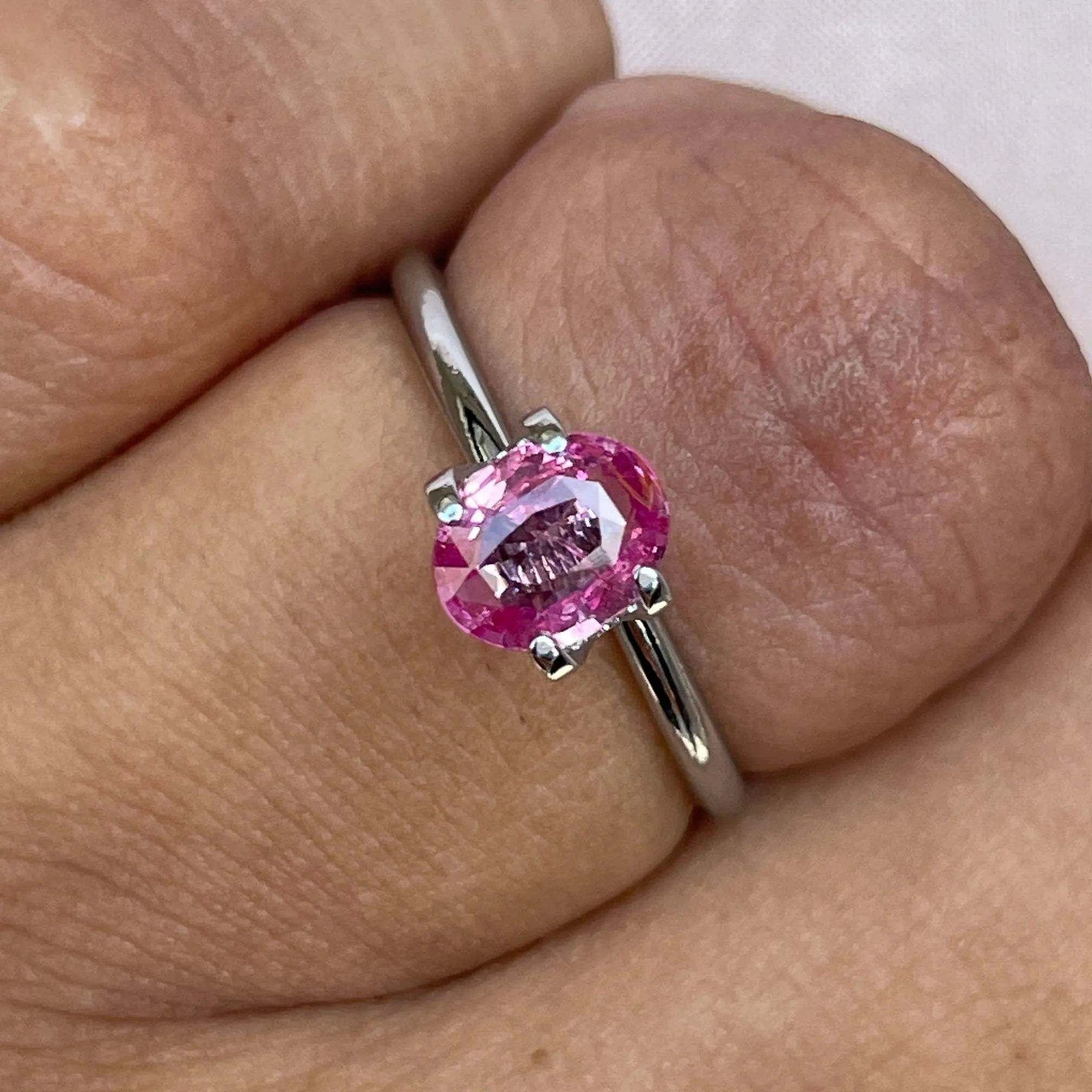 Natural Pink Sapphire, 1.11 crt