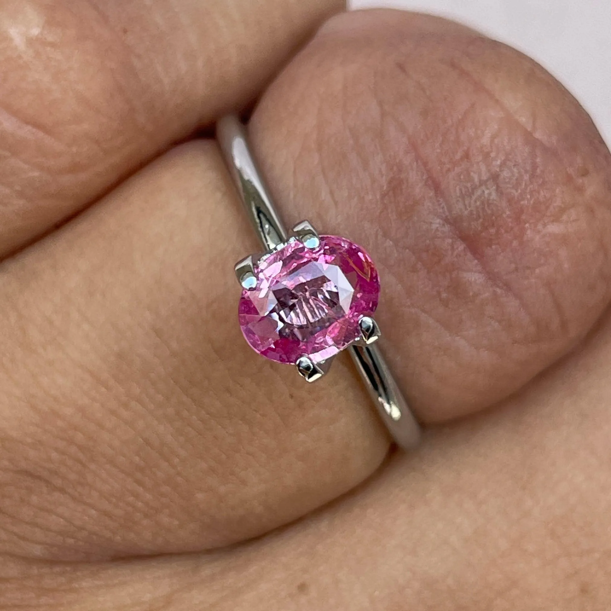 Natural Pink Sapphire, 1.11 crt