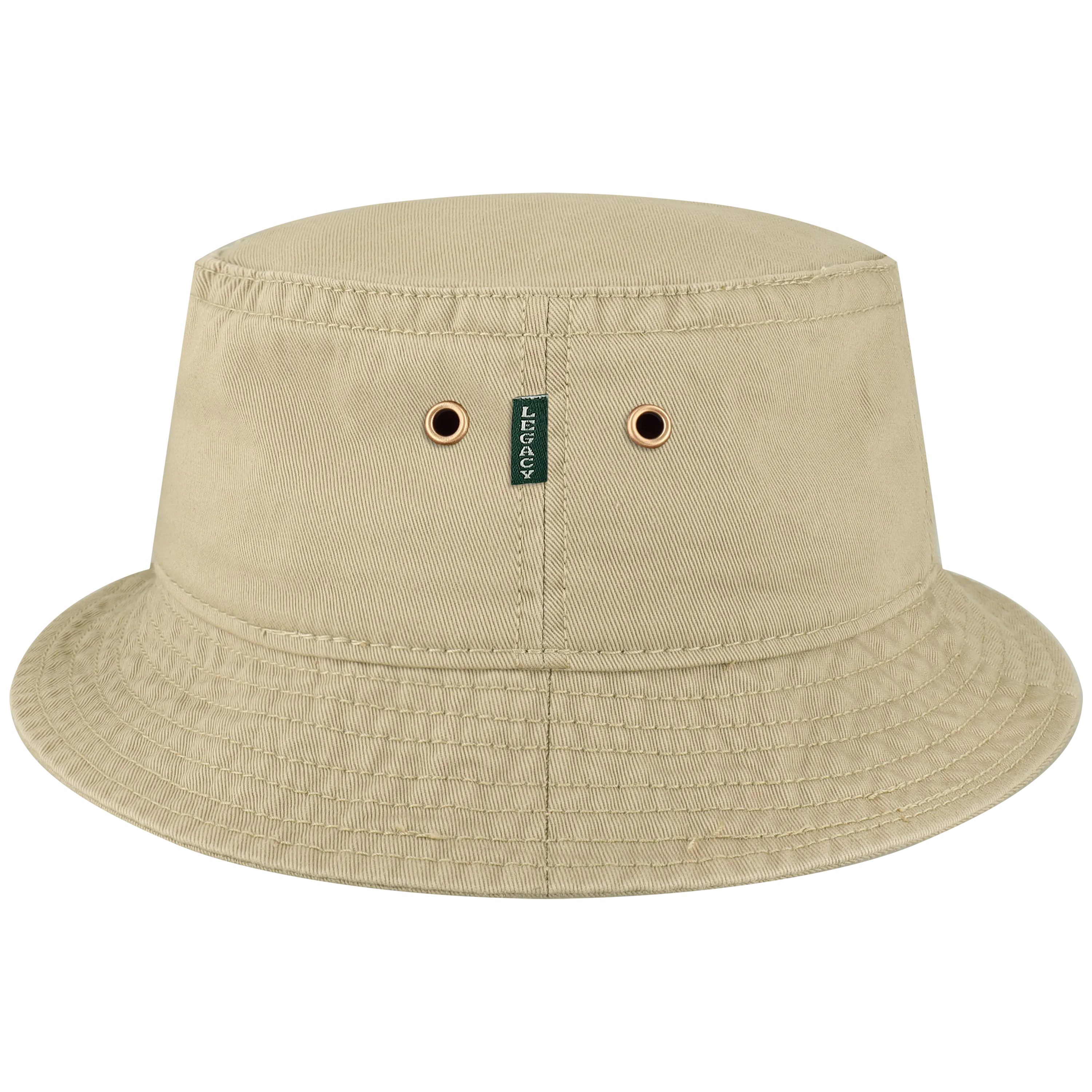 Navy Midshipmen Khaki Relaxed Twill Bucket Hat