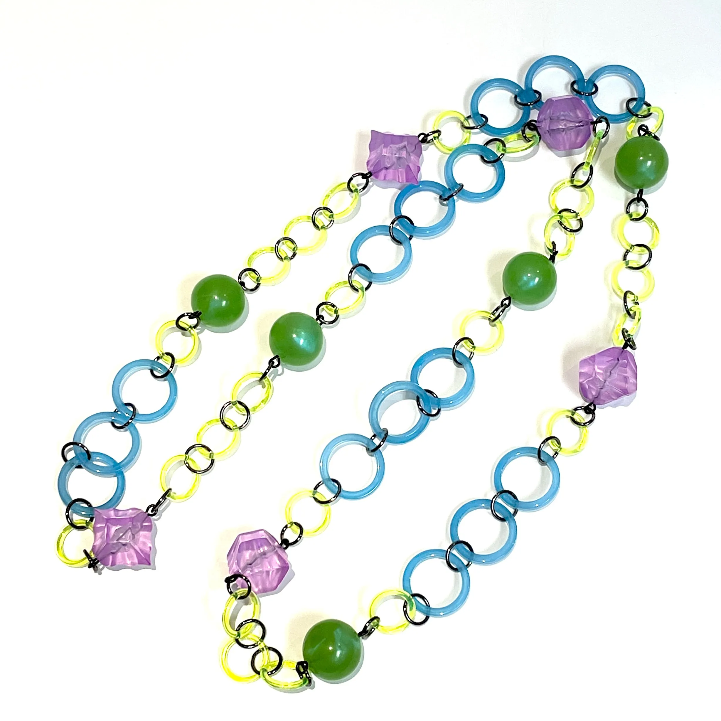 Neon Nights Rope Necklace