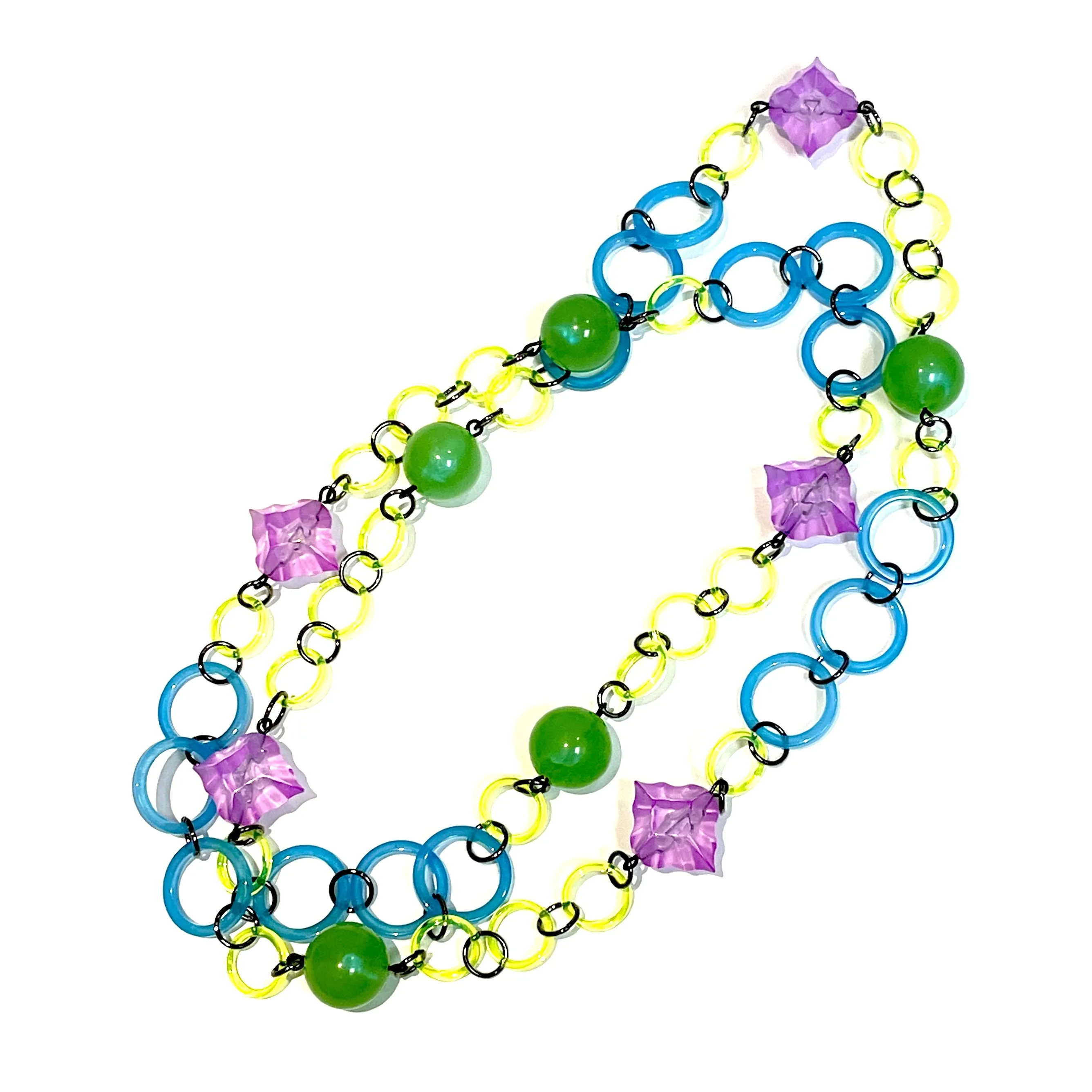 Neon Nights Rope Necklace