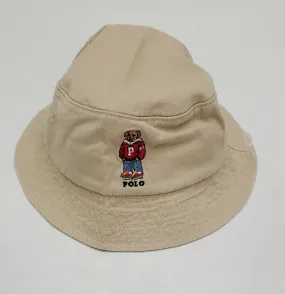 Nwt Polo Ralph Lauren Vintage Cool  Bear Bucket Hat