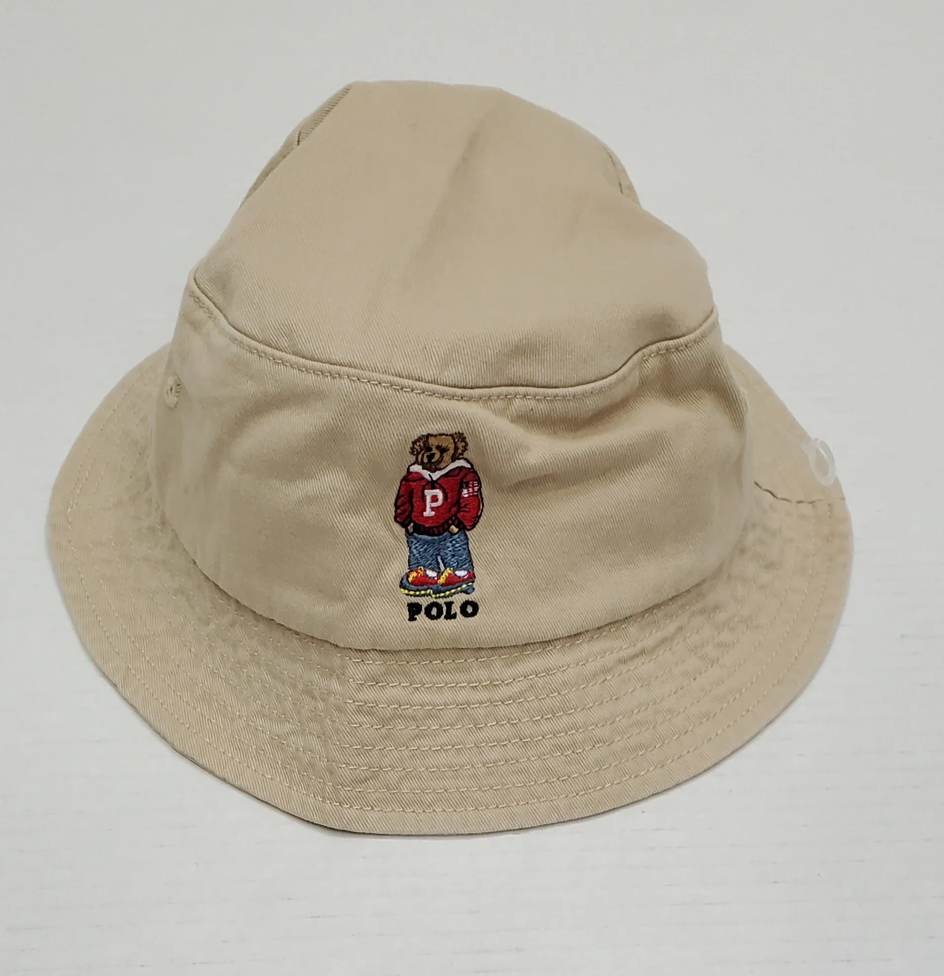 Nwt Polo Ralph Lauren Vintage Cool  Bear Bucket Hat