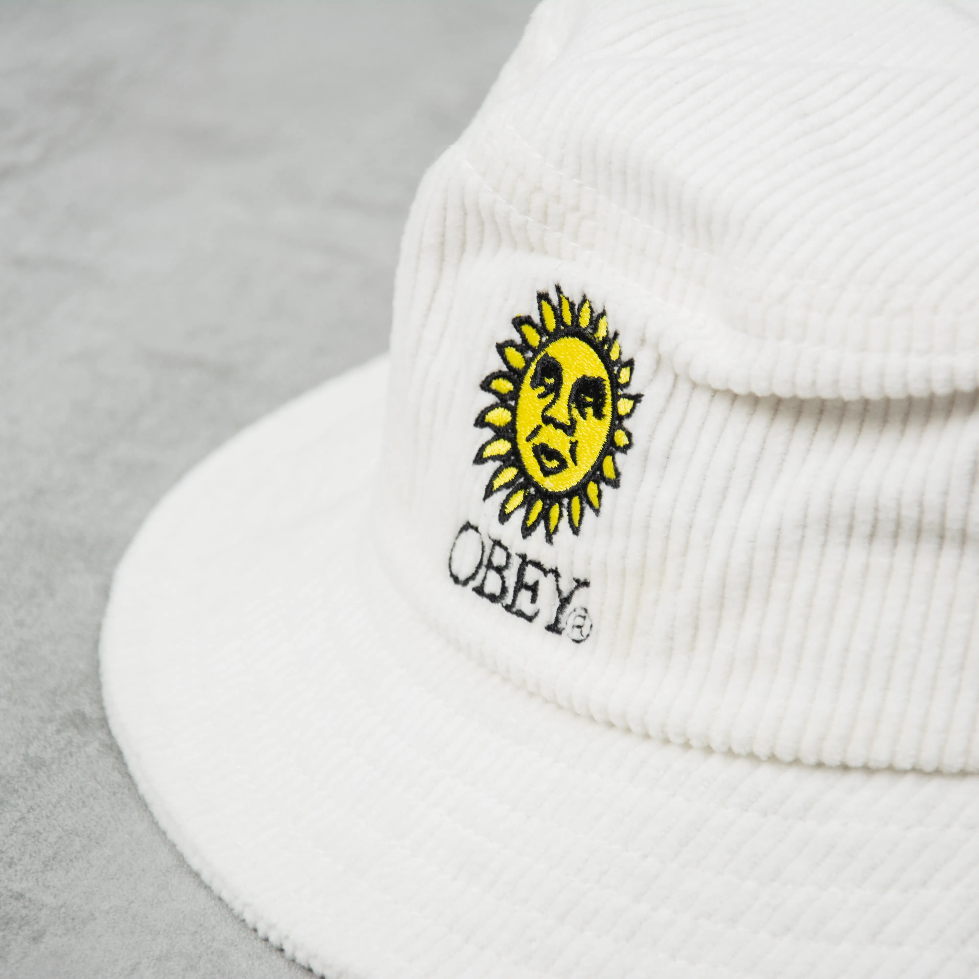 Obey Sunny Cord Bucket Hat - Unbleached