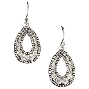 Oval Pendant Earrings