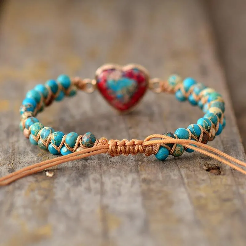 Passion Heart Friendship Bracelet