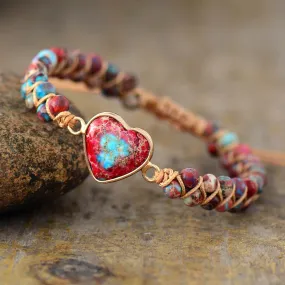 Passion Heart Friendship Bracelet