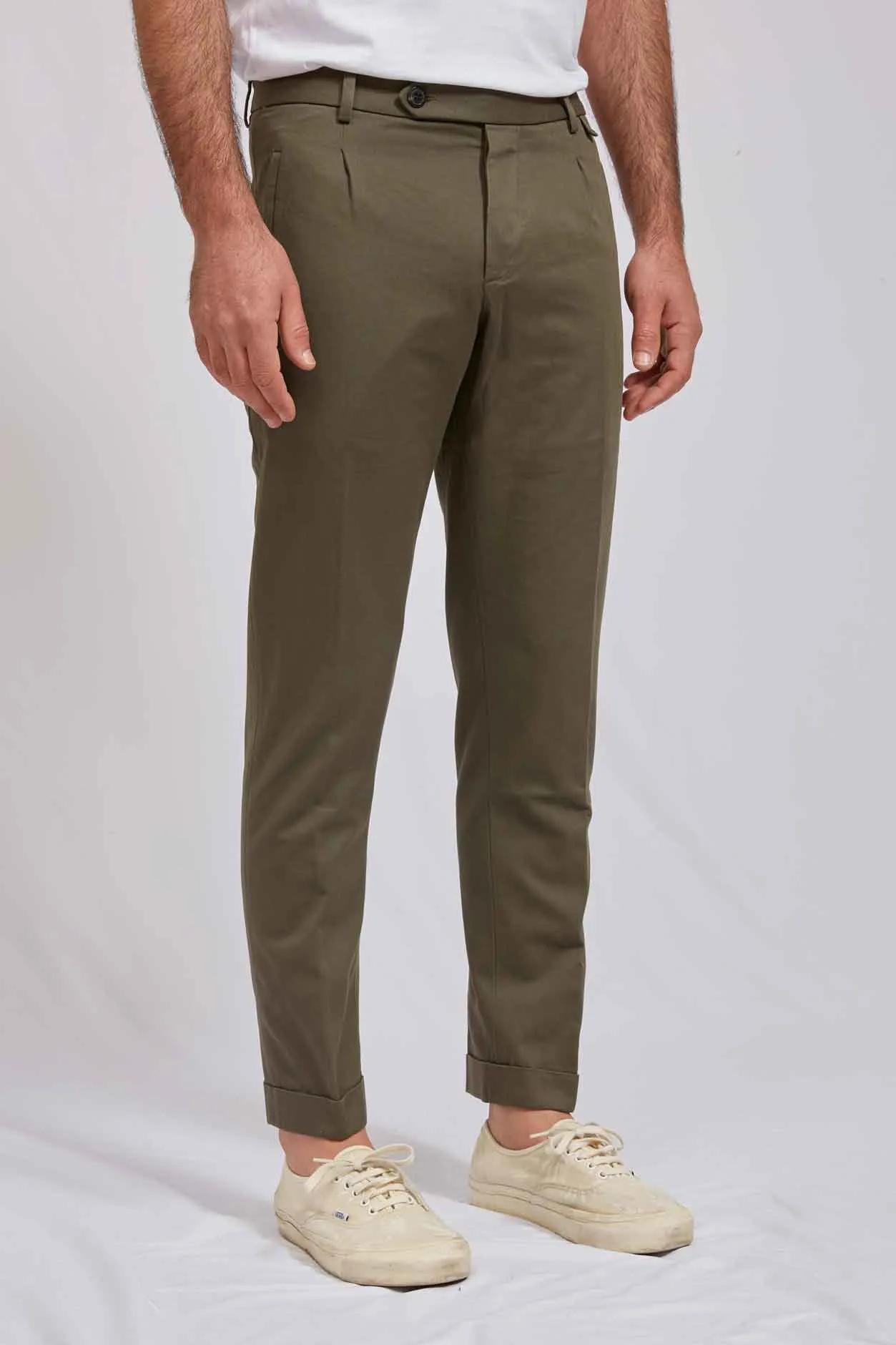 PAUL Japanese gabardine military 3240