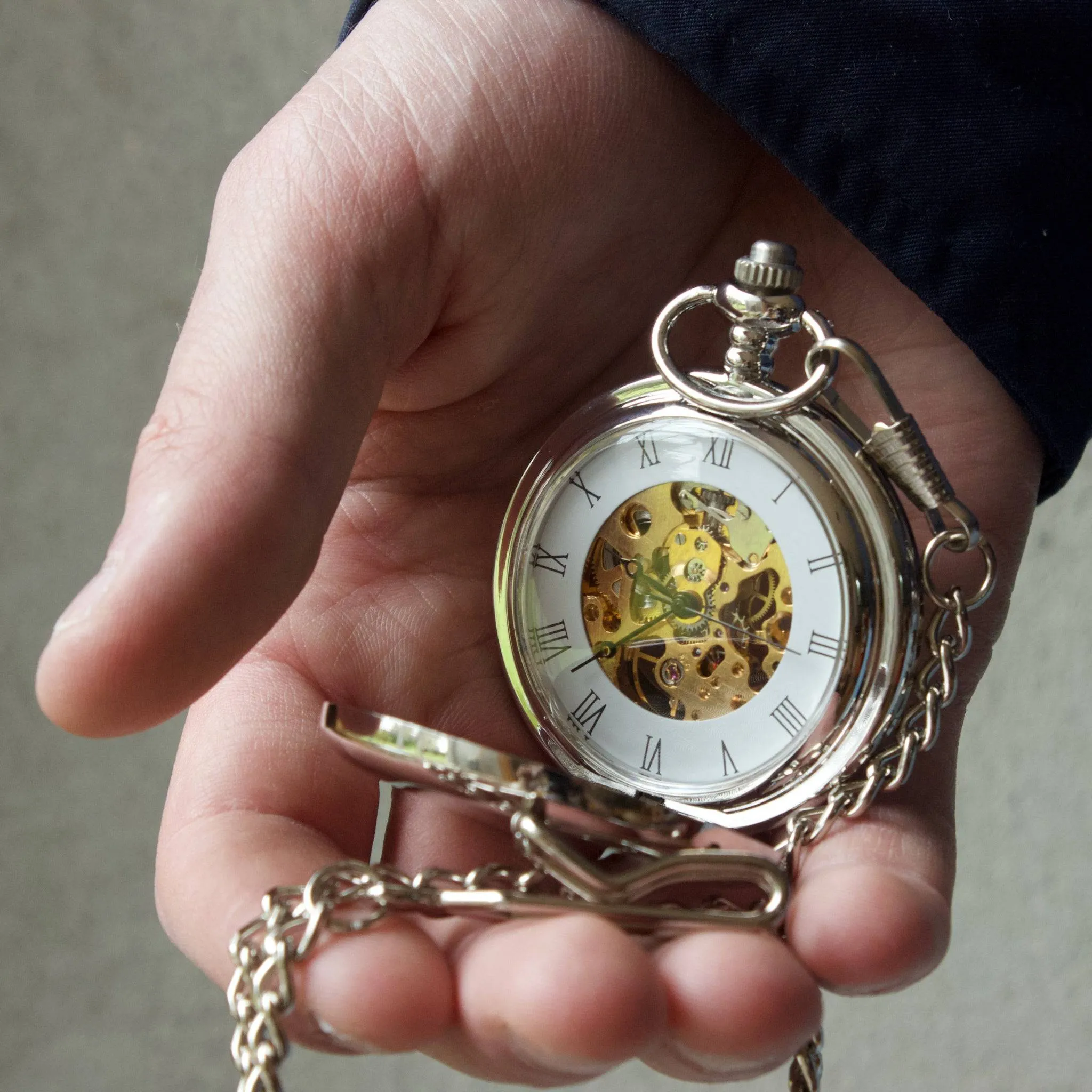 Personalised Mechanical Pocket Watch