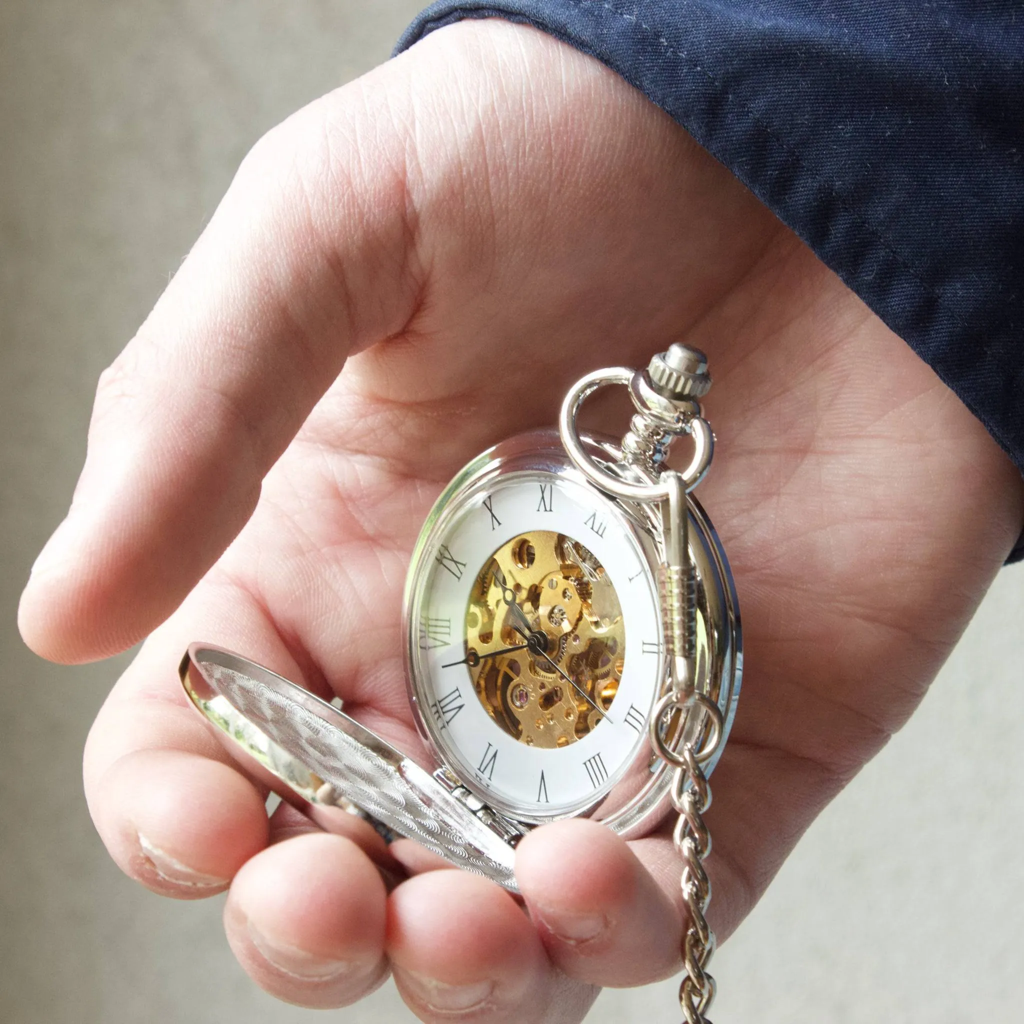 Personalised Mechanical Pocket Watch