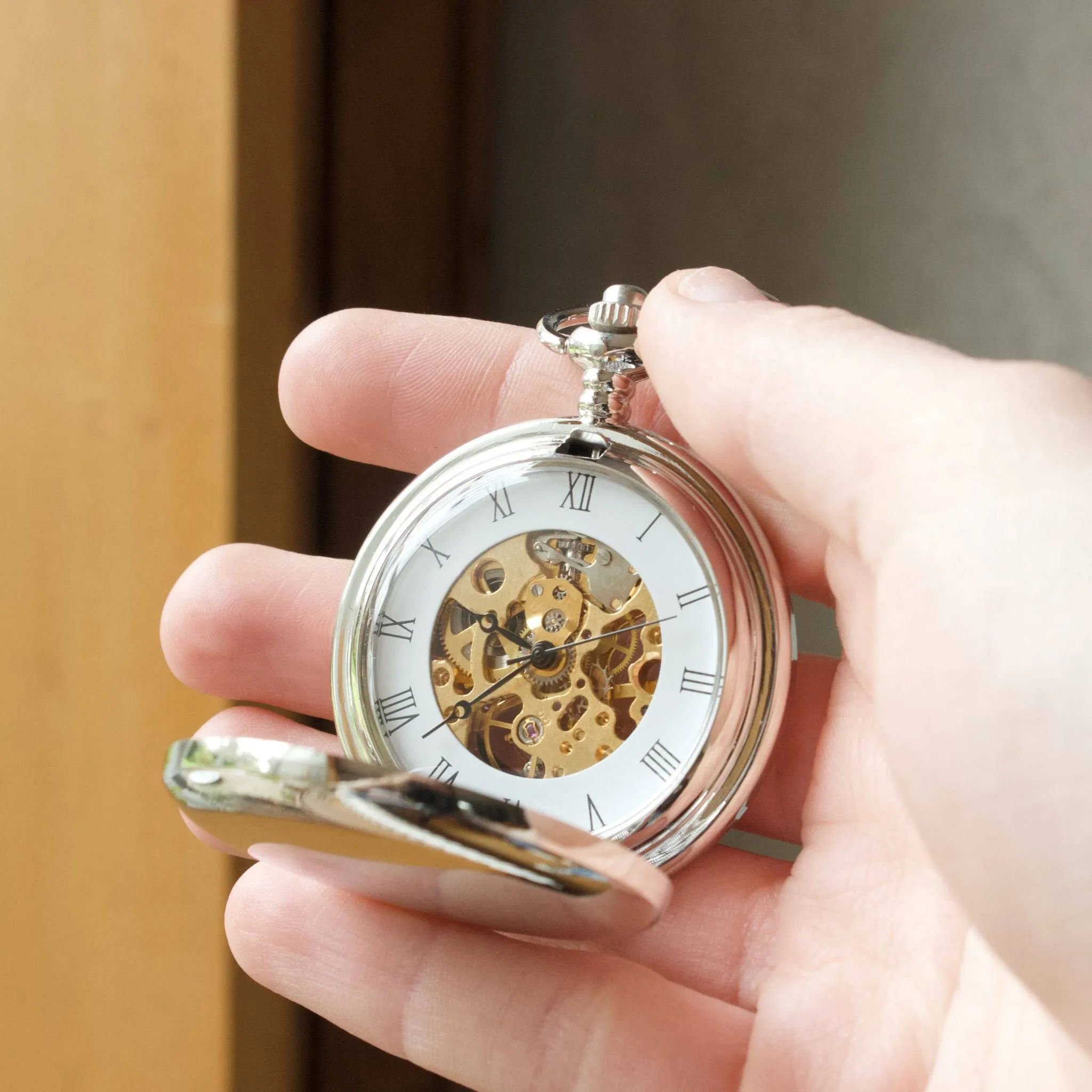 Personalised Mechanical Pocket Watch