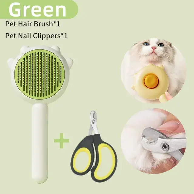 Pet Grooming Kit With Massage Comb