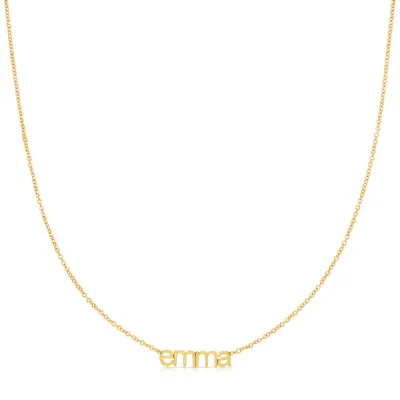 Petite Nameplate Necklace