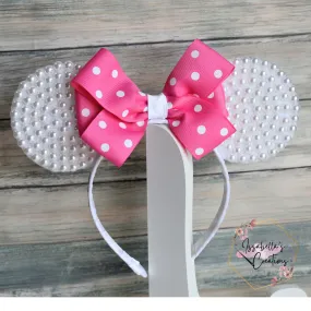 Pink  Headband with ears