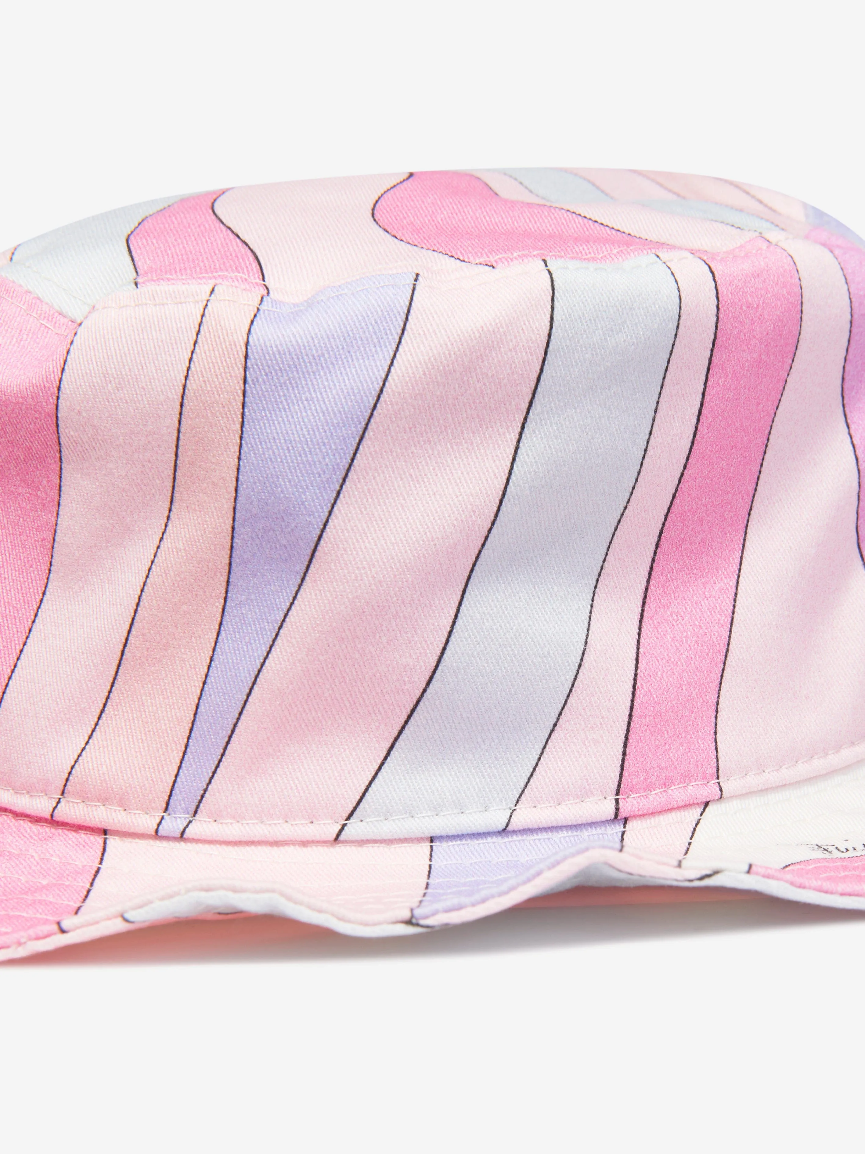 Pucci Girls Marmo Print Bucket Hat in Pink