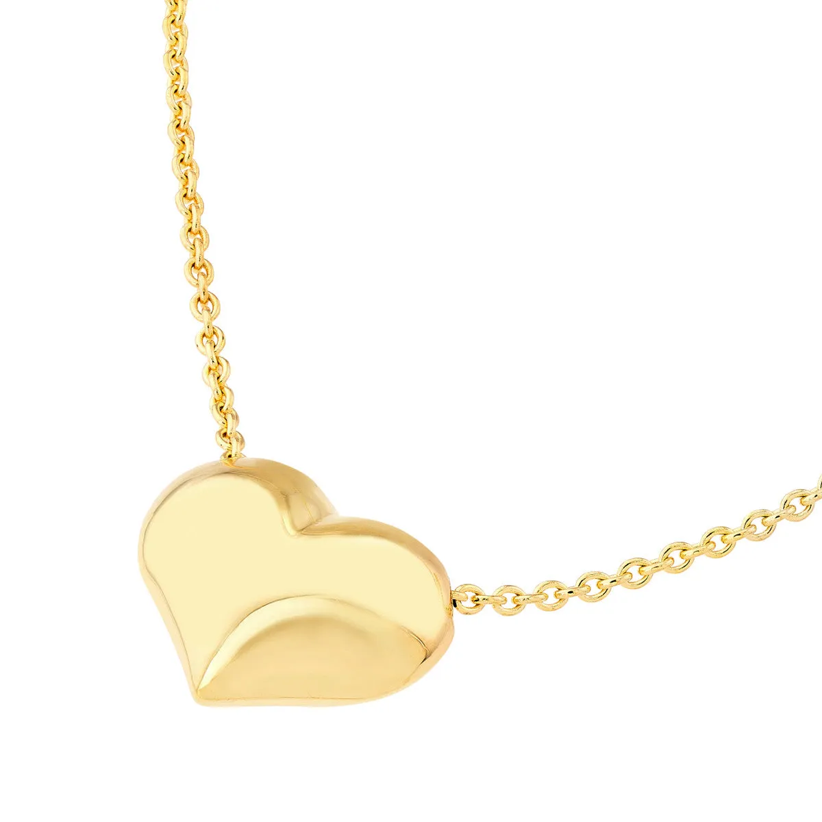 Puffy Gold Heart 4690133