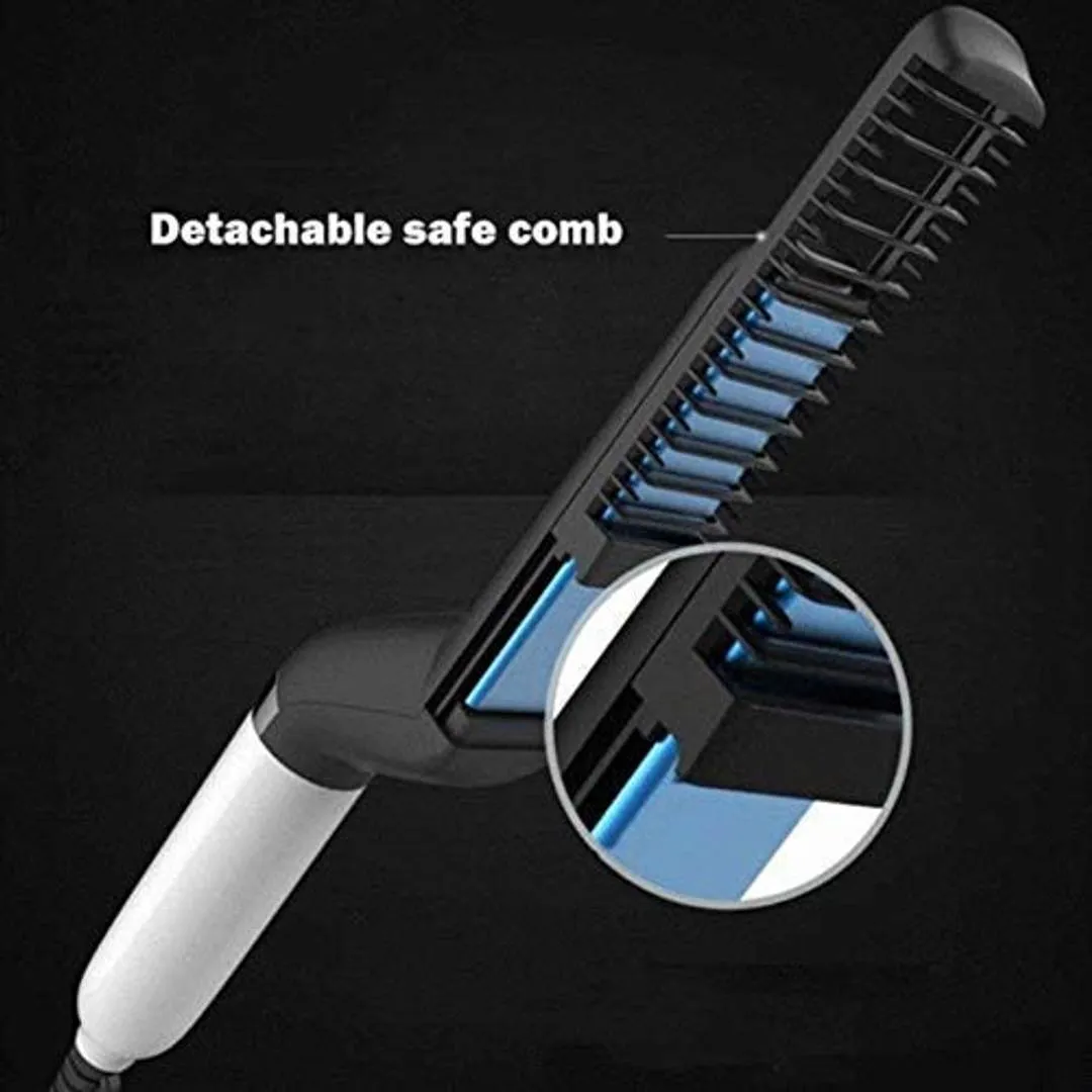 Quick Hair Styler for Men Electric Beard Straightener And Massage Hair For Men