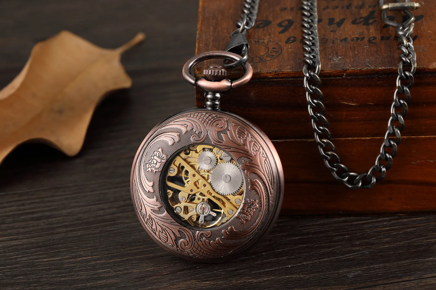 "The Pegasus" Hand-Wound Pocket Watch