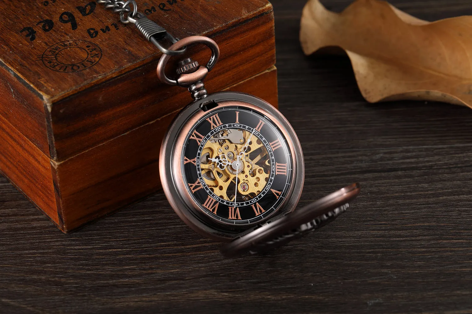 "The Pegasus" Hand-Wound Pocket Watch