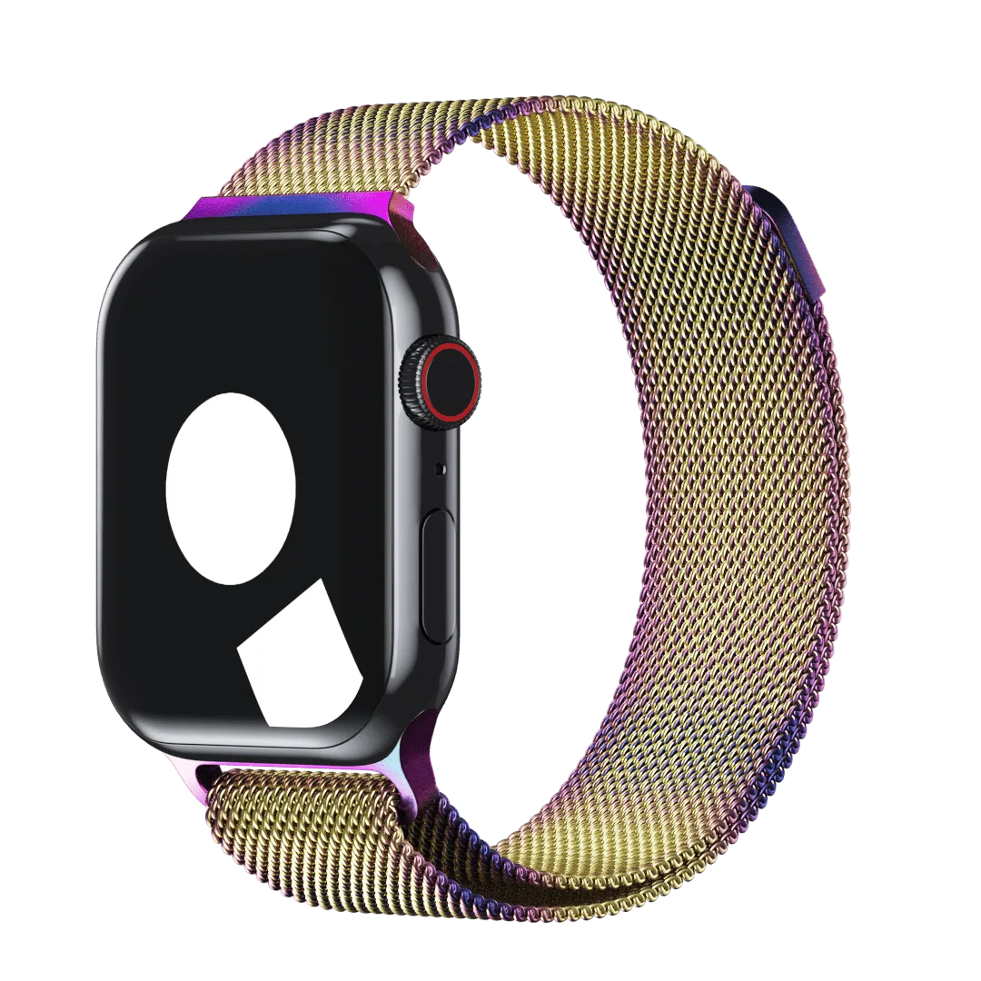 Rainbow Milanese Loop for Apple Watch