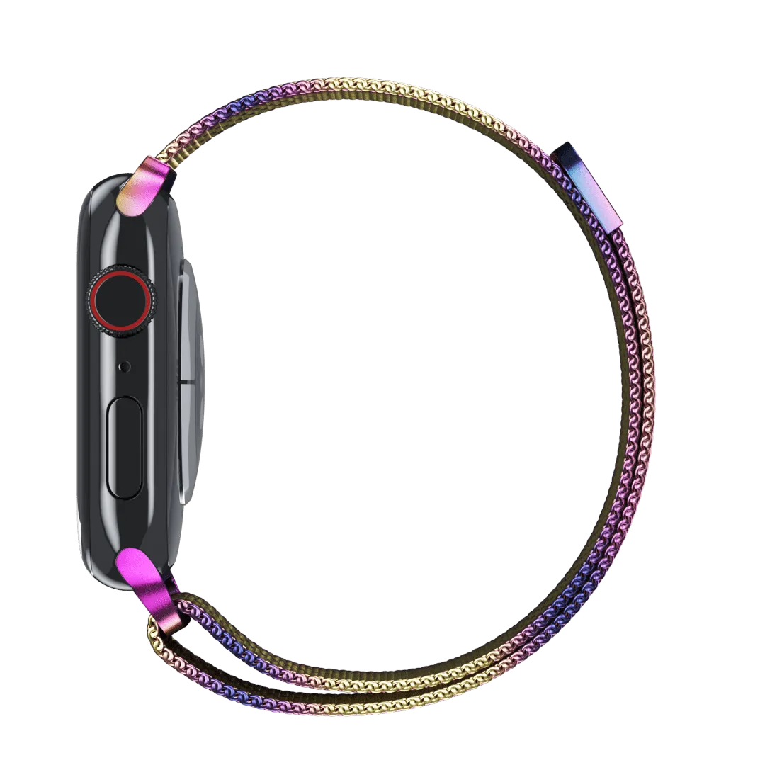 Rainbow Milanese Loop for Apple Watch