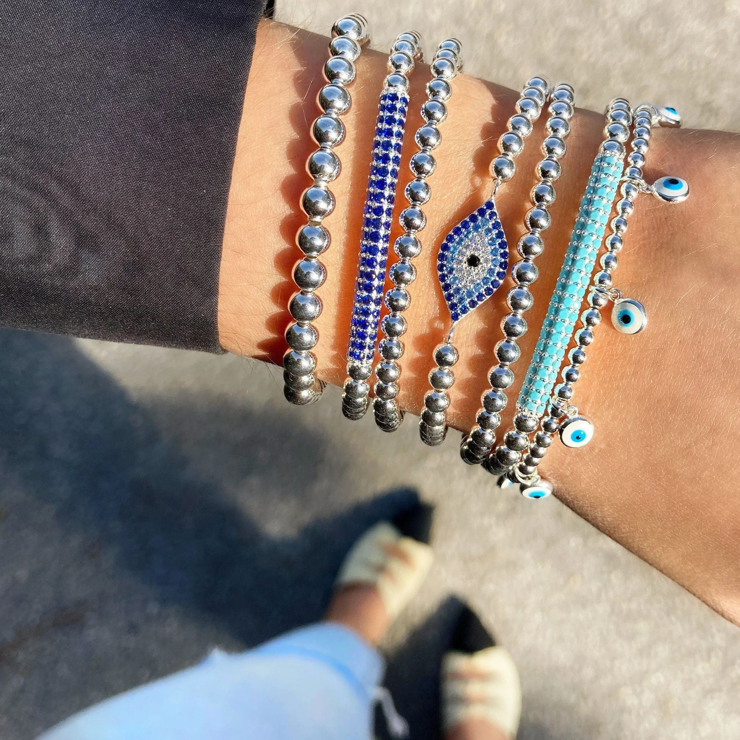 Raise the Bar | Turquoise Charm Bracelet